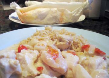 Papillotes légères au poulet express
