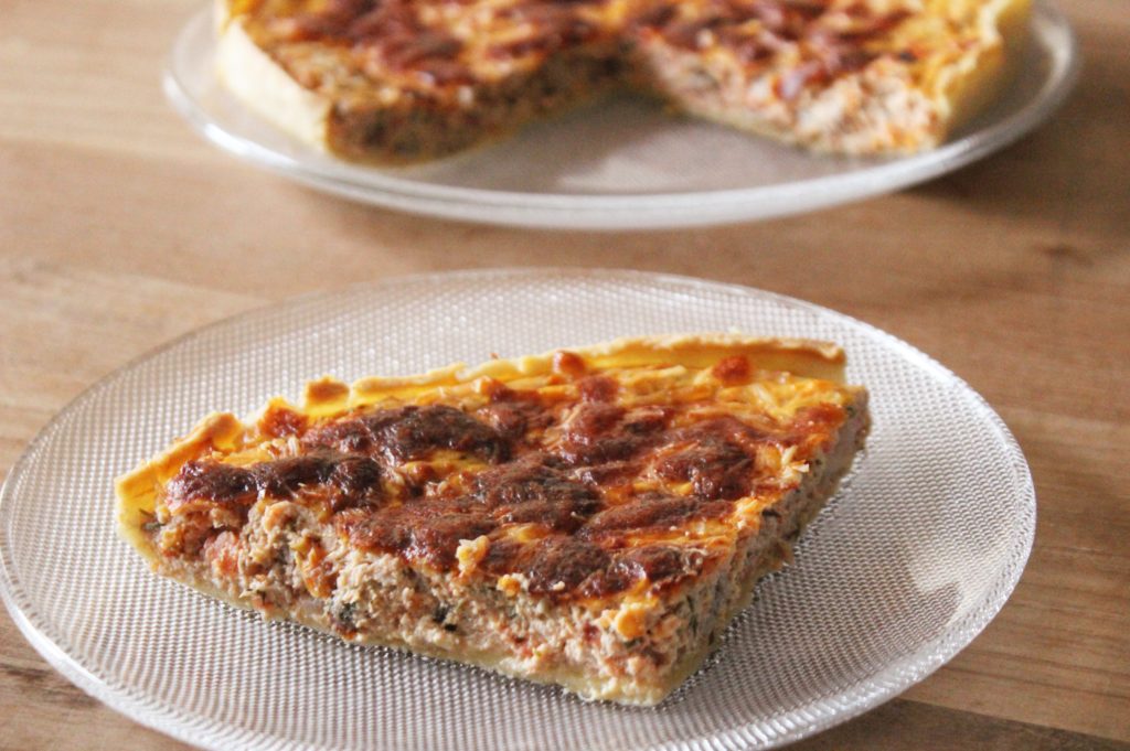 Quiche au thon et aux 3 fromages