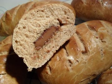 Pains au lait chocolat coeur chocolat