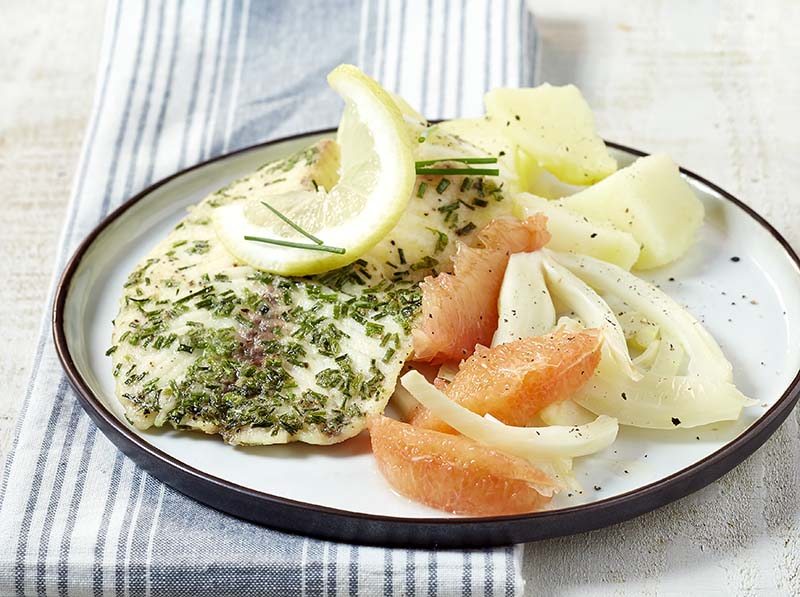 Filets de tilapia (surgelés) au fenouil et pamplemousse