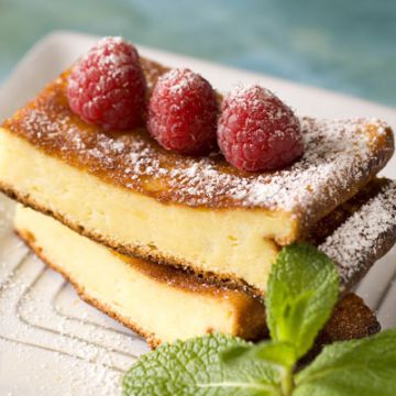 Flan à la ricotta