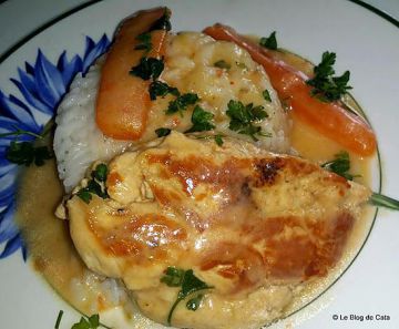 Poulet à la crème