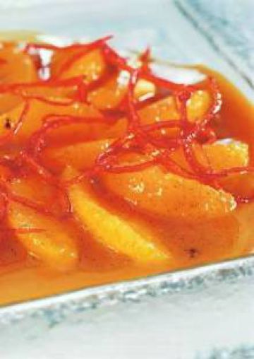Poêlée d'oranges au miel