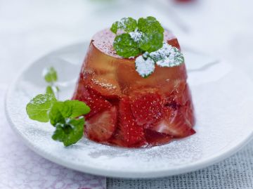 Aspic de fraises