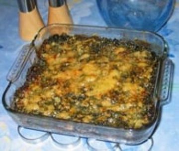 Epinards en gratin