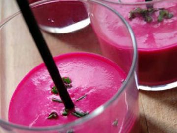 Velouté froid flashy (aux betteraves)