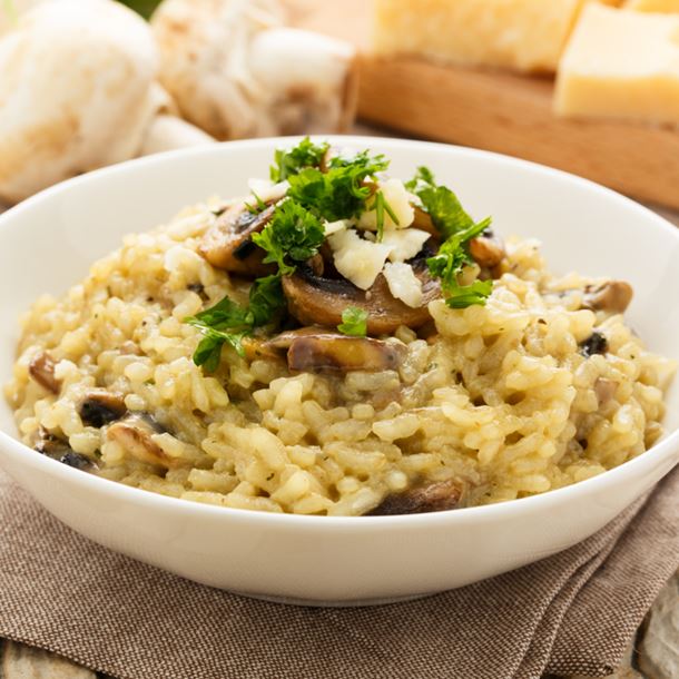 Risotto aux champignons au Cookeo