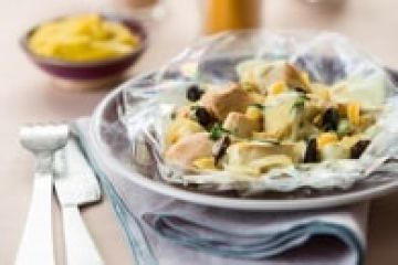 Papillote de volaille à la Savora et aux senteurs de tajine