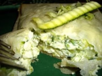 Brick à la courgette et ricotta