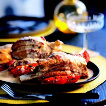 Poitrine de veau braisée au citron