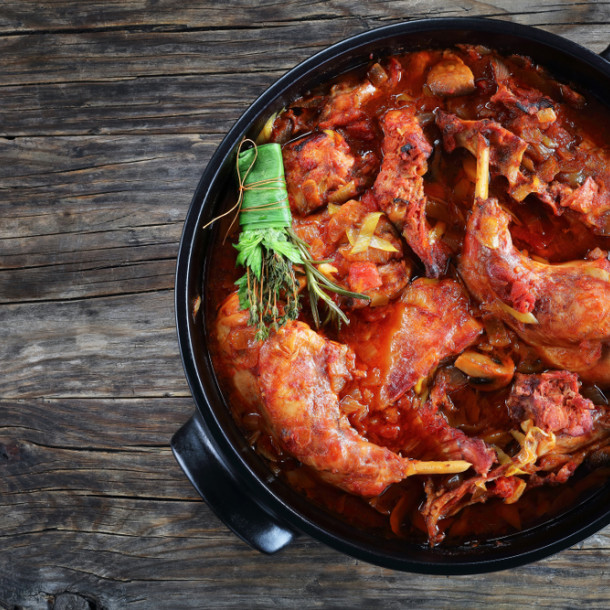 Lapin au vin rouge au Cookeo
