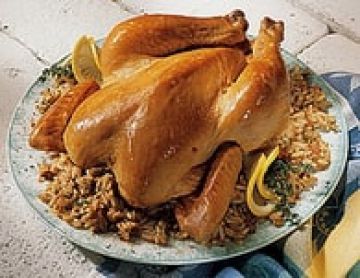 Dinde rôtie à la portugaise