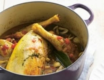 Coq au vin blanc