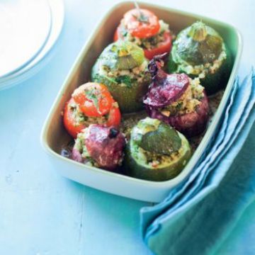 Petits farcis au quinoa et fruits secs