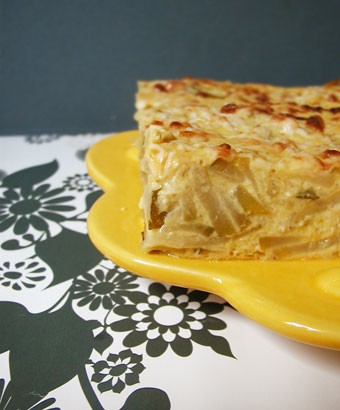 Gratin de courgettes au curry