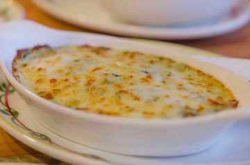 Lasagnes d'escargots aux champignons de Paris