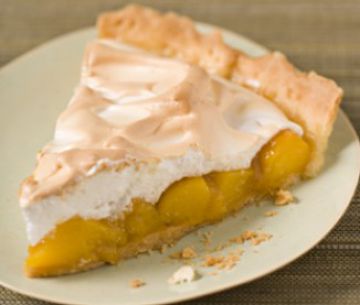 Tarte aux abricots meringuée