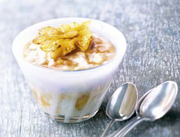 Risotto au lait de coco et à l’ananas