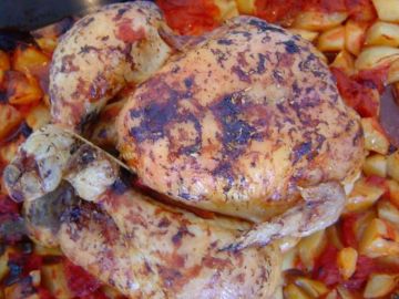 Poulet rôti aux herbes de provence