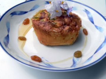 Clafoutis fondant à la courgette confite