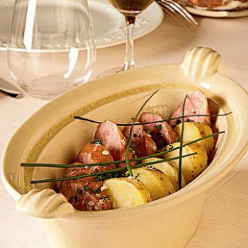 Cocotte de pomme de terre à la morteau