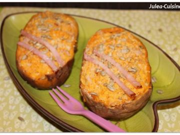 Patate douce farcie