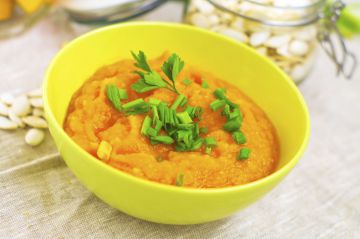 Potimarron et pommes de terre en purée maison