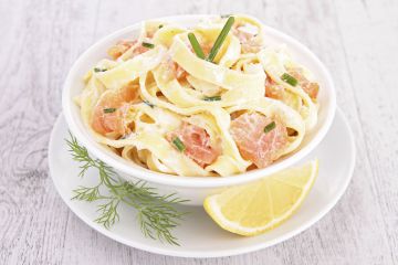 Tagliatelles au saumon de ma grand-mère