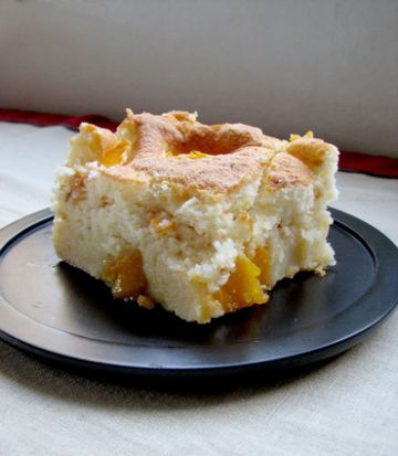 Clafoutis soufflé mangues-abricots