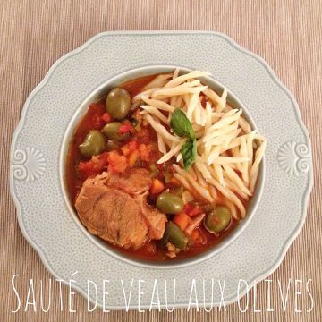 Sauté de veau aux olives