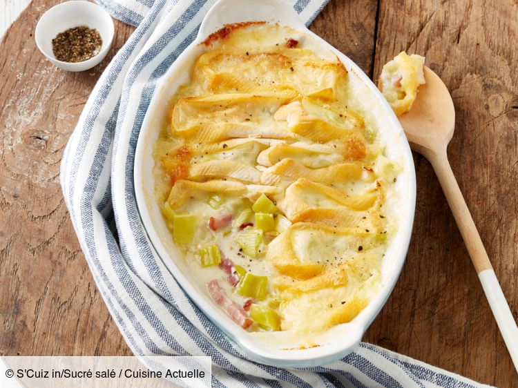 Gratin de poireaux façon tartiflette