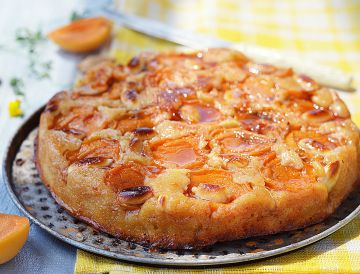 Tarte briochée aux abricots