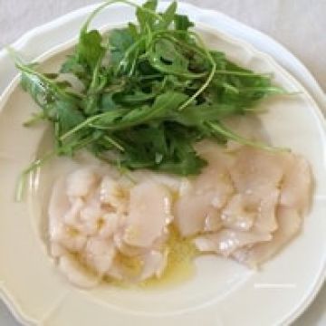Carpaccio de Saint-Jacques à la vanille