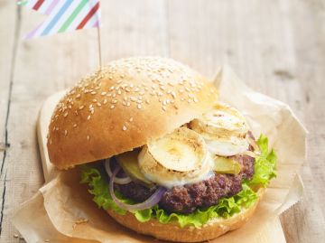 Burger à la buche de chèvre