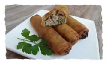 Cigares au thon et coriandre