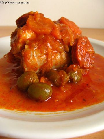 Paupiettes de veau aux olives et chorizo