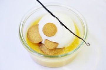 Île flottante mirabelle vanille