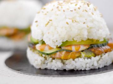 Burger bun de riz
