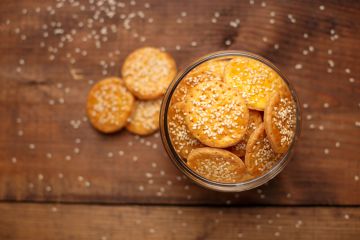 Crackers salés à la bière