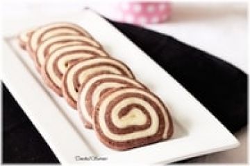 Spirales sablées au chocolat