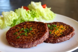Steak de haricots rouge et boulgour