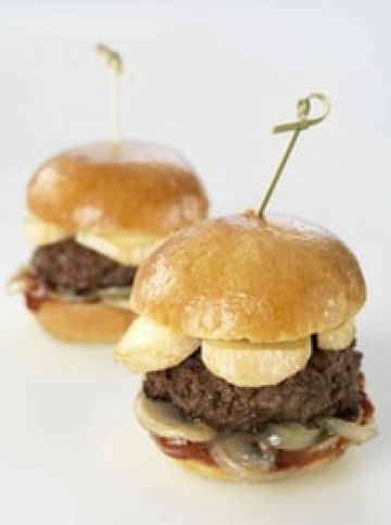 Mini-burgers au Reblochon de Savoie