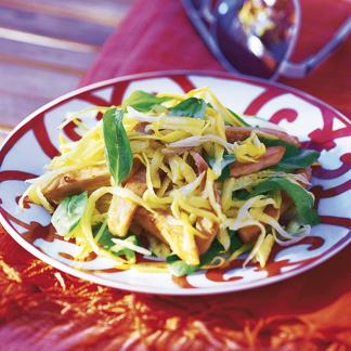 Poulet sauté aux courgettes
