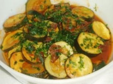 Courgettes à la grecque