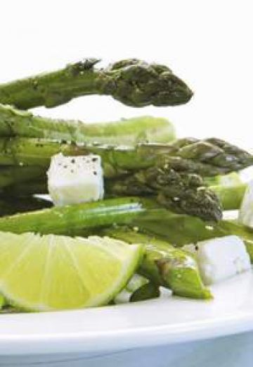 Asperges rôties à la feta