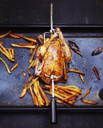 Poulet croustillant à l’huile d’argan et frites