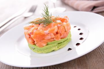Tartare de saumon à l’avocat