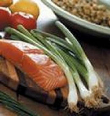 Pavés de saumon aux poireaux en papillote