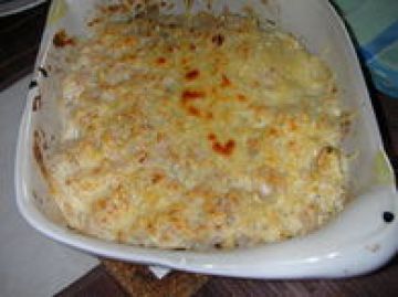Gratin de chou-fleur et champignons