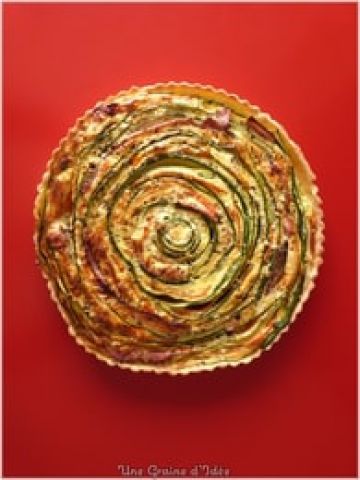 Tarte spirale courgettes carottes jambon st môret